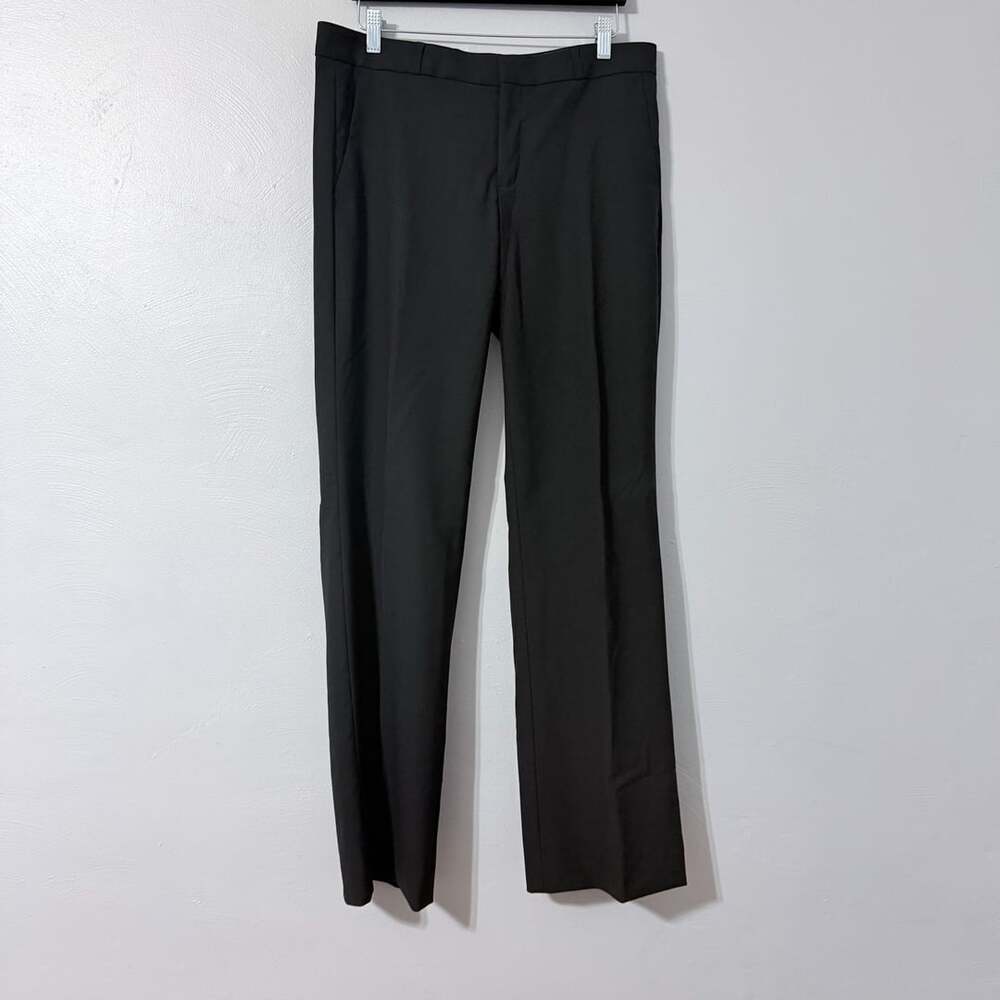 Banana Republic Logan Dress Pants Size 10 Black Wool Blend